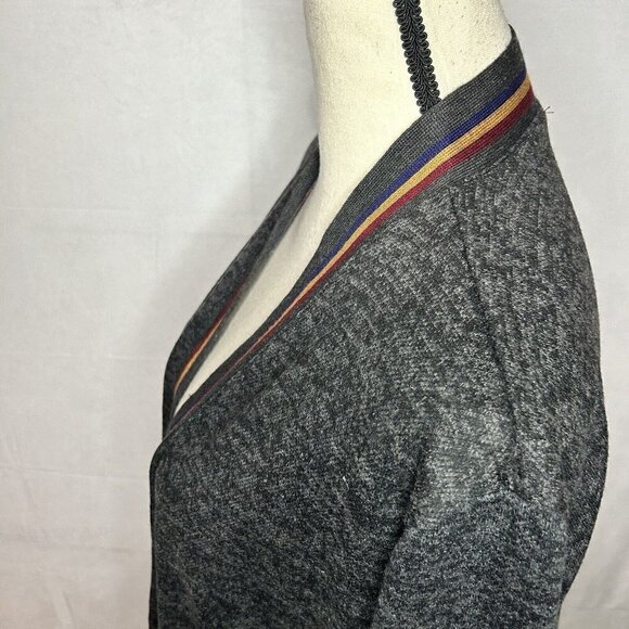 Acting Pro Cardigan Womens Gray Knit Lounge Athleisure Long USA Sz XL - Picture 5 of 9